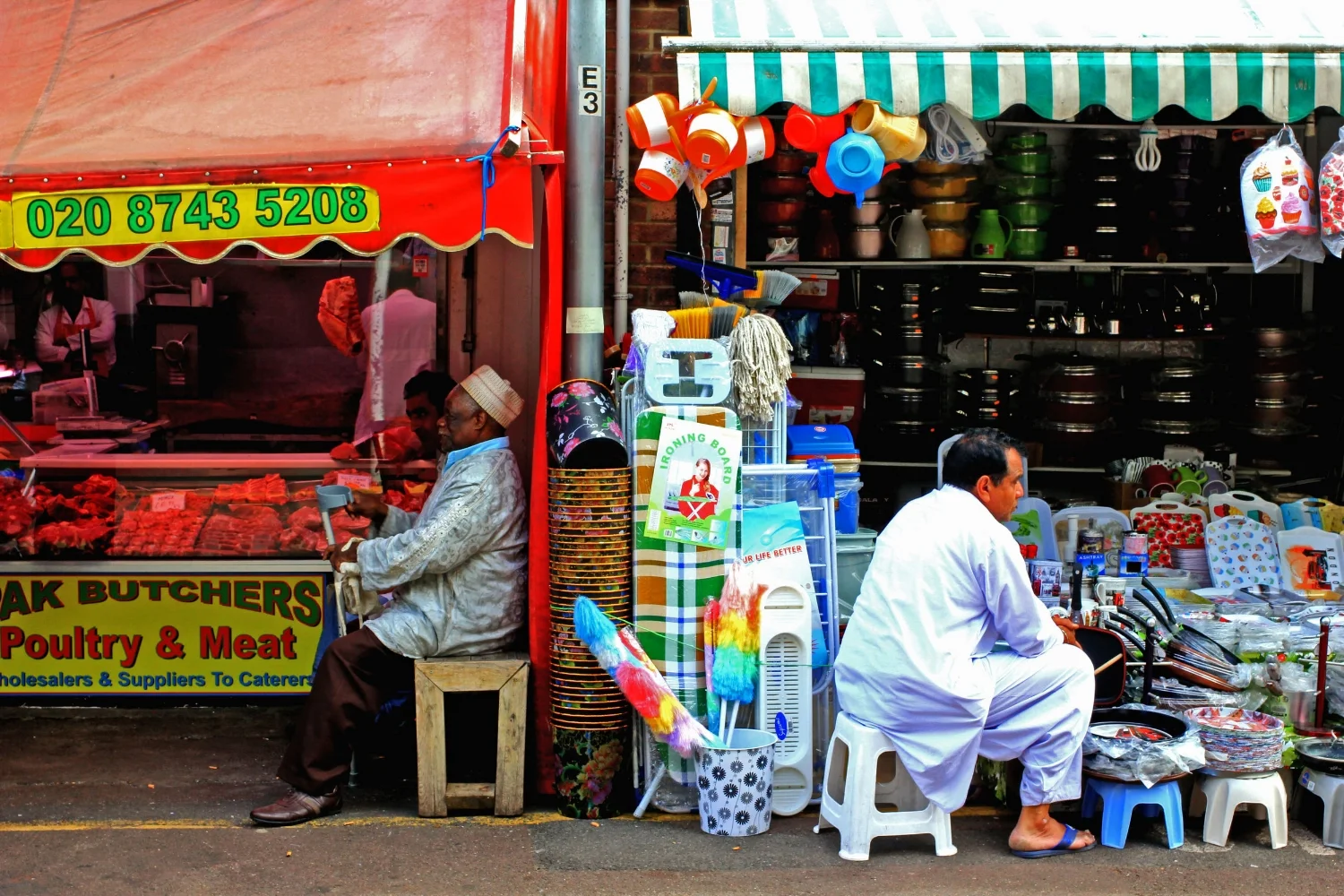 Men at Sheperd's Bush Market