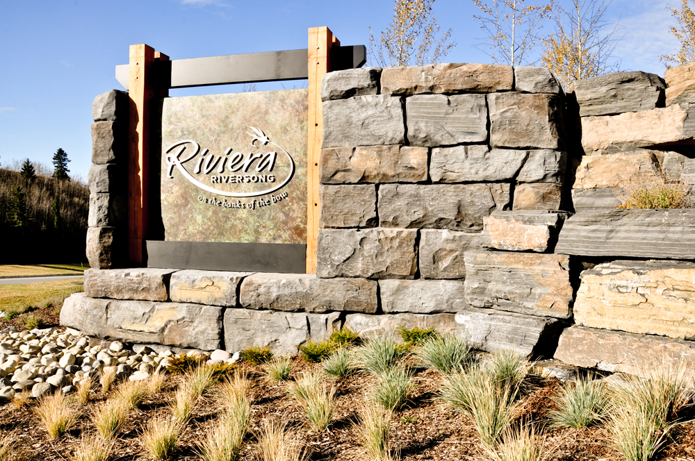 artificial rock sign