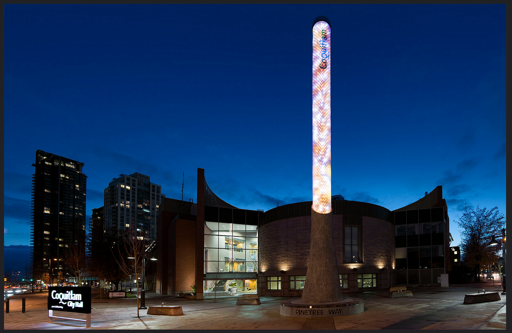 Coquitlam Pinetree Way Light Column