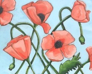 These poppies are like me, rather simplistic at first glance but underneath there are so many layers.  Those layers are what make them what they are.  Most often what we see on the surface isn't at all what is happening just below - but somehow in th