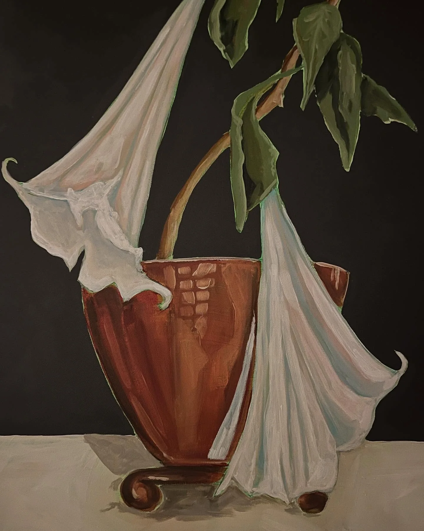 New works are getting ready for their May debut at @artworksdeland 💛. 

Stay tuned for more details&hellip;.

#newwork #florals #vintagevibes #acryliconconcanvas #acrylicart #paintedflowers #featuredartist #monthofmay #createjoy #sharejoy #tamelakos