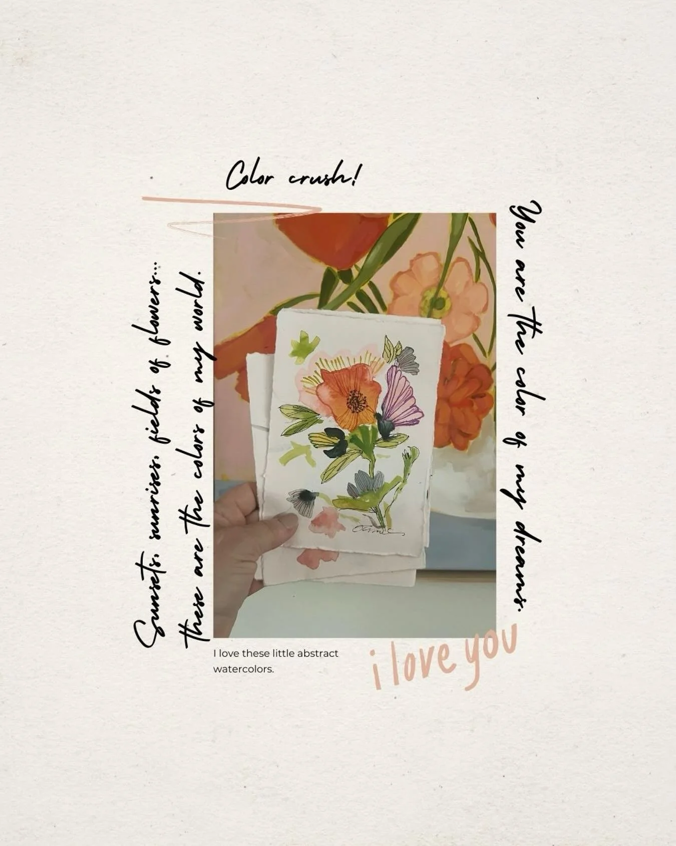 Apparently I really like this color&hellip;who knew. 

Do you gravitate toward certain colors?

#colorlover #florallover #abstractflorals #watercolor #watercolorflorals #createjoy #sharejoy #tamelakoshiolart #gathergoodthings