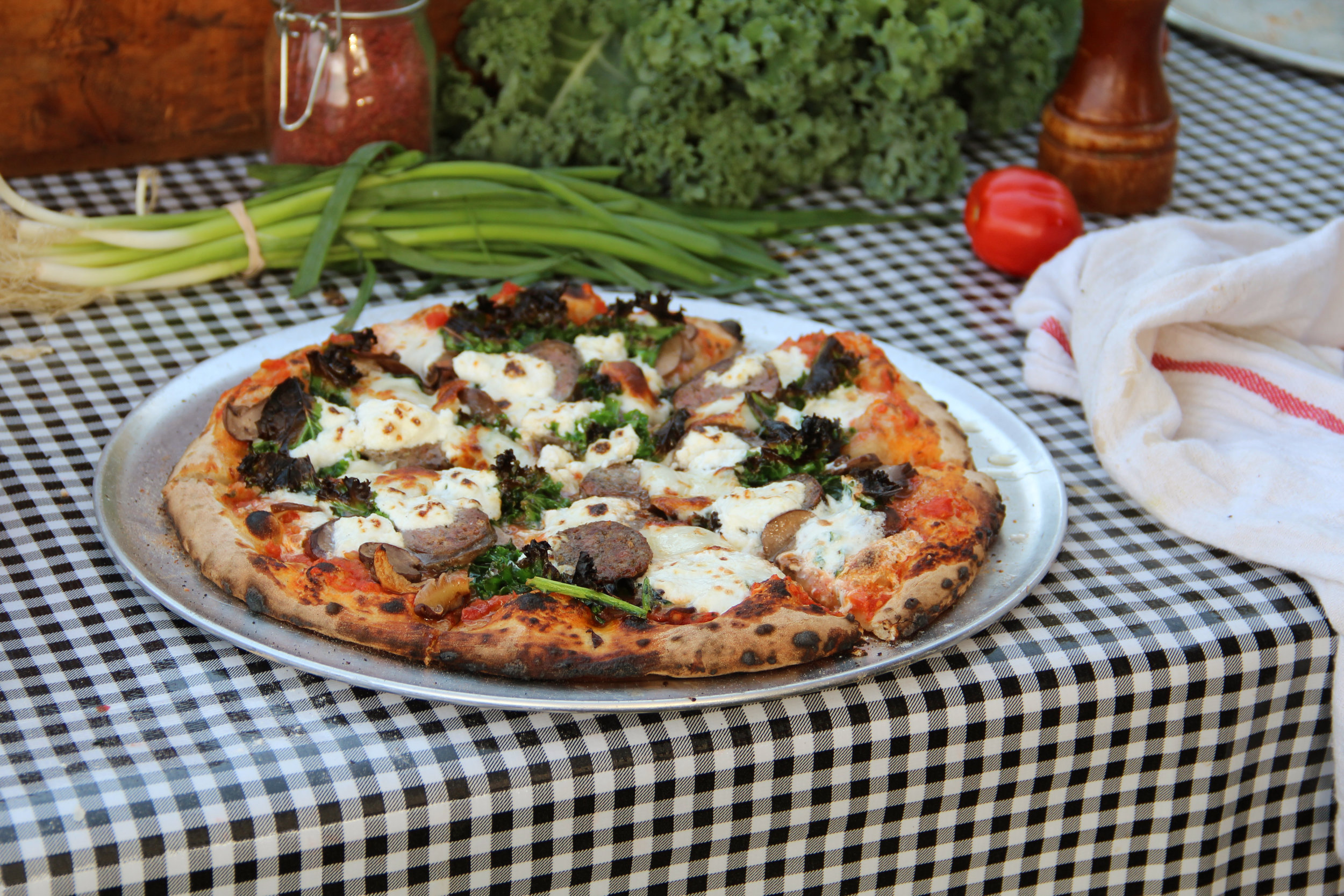 Wood Fired Sausage and Kale Pizza Food Truck Wedding Catering.jpg