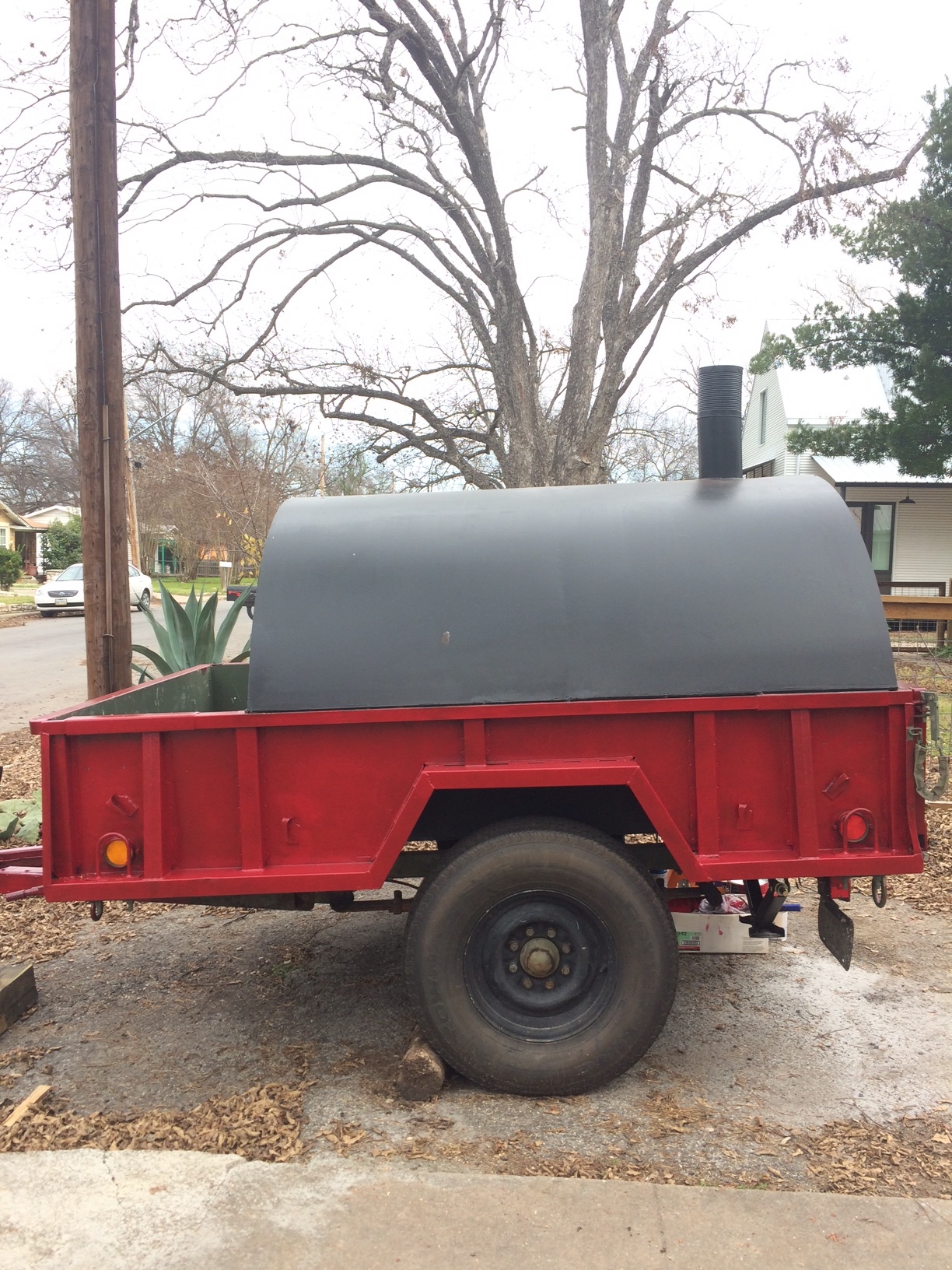 Mobile Wood Fired Pizza Trailer Oven for Sale Start a Catering Business.JPG