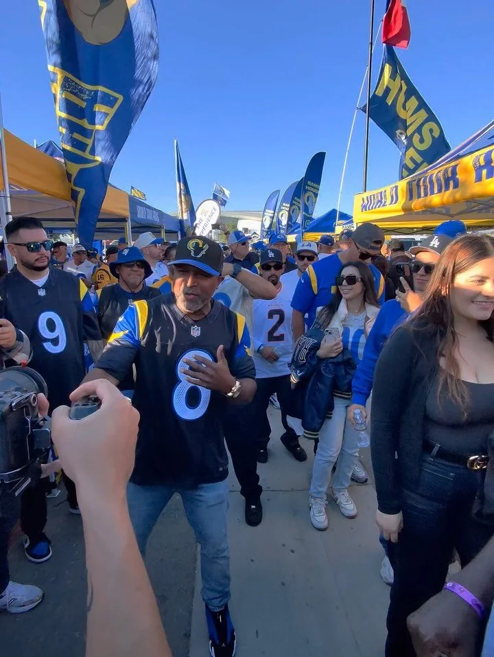Was living my best life this past Sunday!!! Whose house?! Rams house?!
Cosm, VIP tailgate, The Peoples Tailgate, Sofi.

&ldquo;RAMS HOUSE&rdquo; song link in bio

S/O to all the tailgate crews &amp; dj&rsquo;s that showed love out there!! @rwo4life @