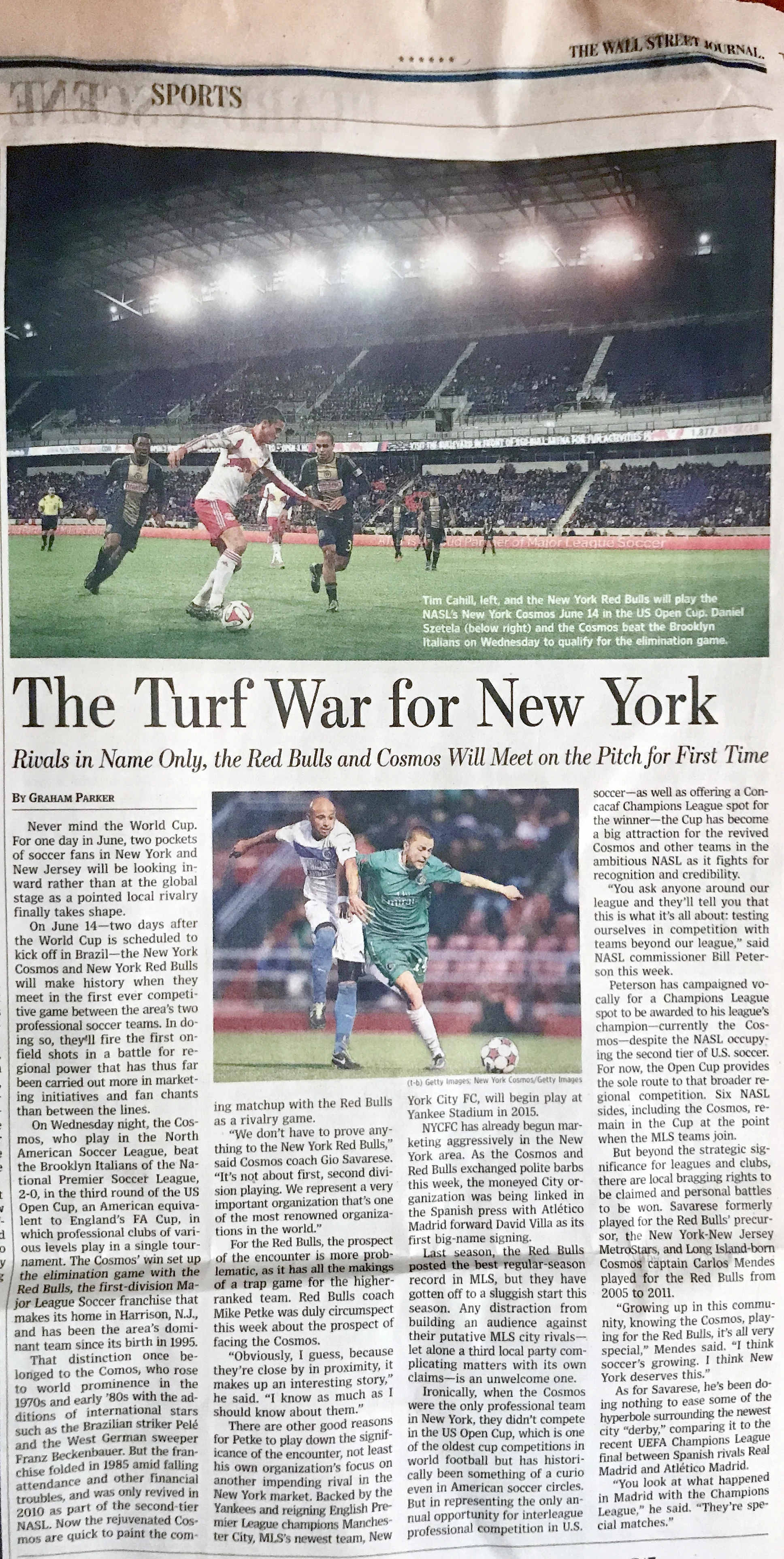 THE TURF WAR FOR NEW YORK
