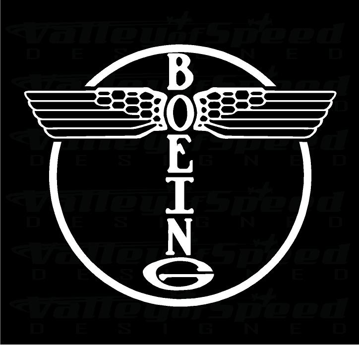 Boeing Experimental Flight Test Airplane Patch 4" Round embroidered Totem Wings 