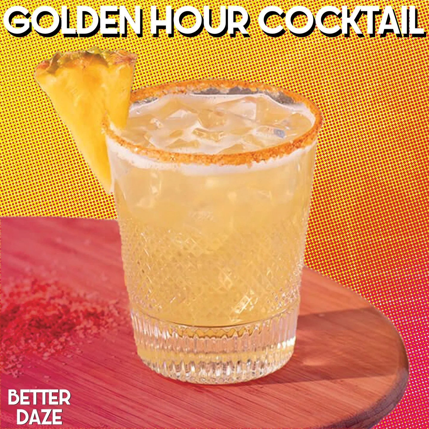 Embrace the magic of the Golden Hour with our Cocktail of the Week! Life's too short for boring drinks. Join the party, toast to the good times, and savor the allure of the Golden Hour. 🌅🥂#goldenhour #MixologyMagic 
#CheersToTheGoodlife #Partytime 