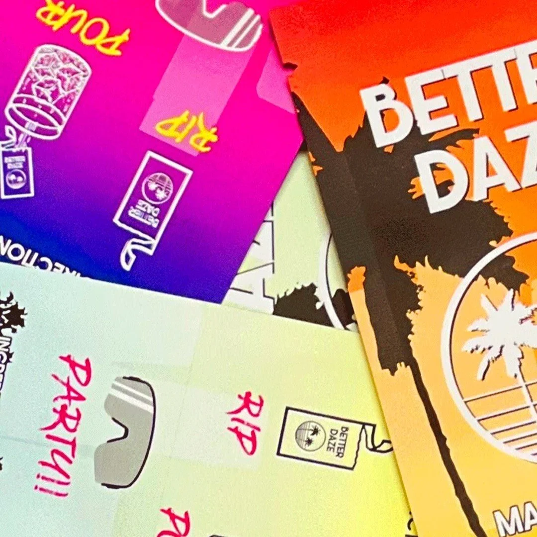 Time to get your mixology groove on! Grab your favorite BETTER DAZE mix and let the party begin. Rip, pour, and party your way to a rainbow of flavors. Good times are just a colorful cocktail away. Let's mix it up and shake it down, party people! #Mi