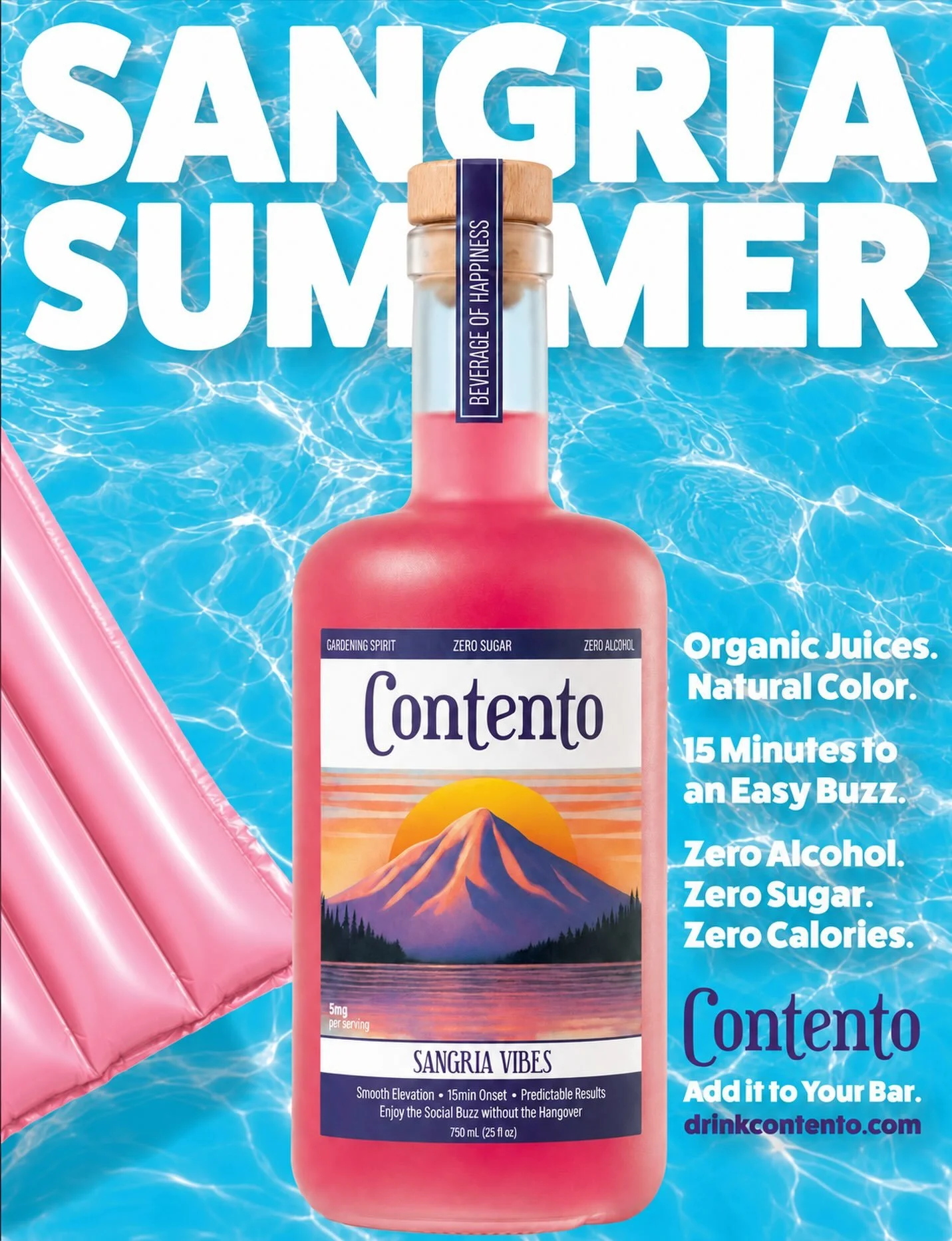 Add a couple splashes of Contento to the mix and enjoy the view from the high dive 😎

If you&rsquo;re in North Texas hit the site to find a store near you📍

Cheers, and &iexcl;Vive Contento!