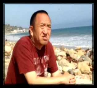 Ricky overlooking the ocean 