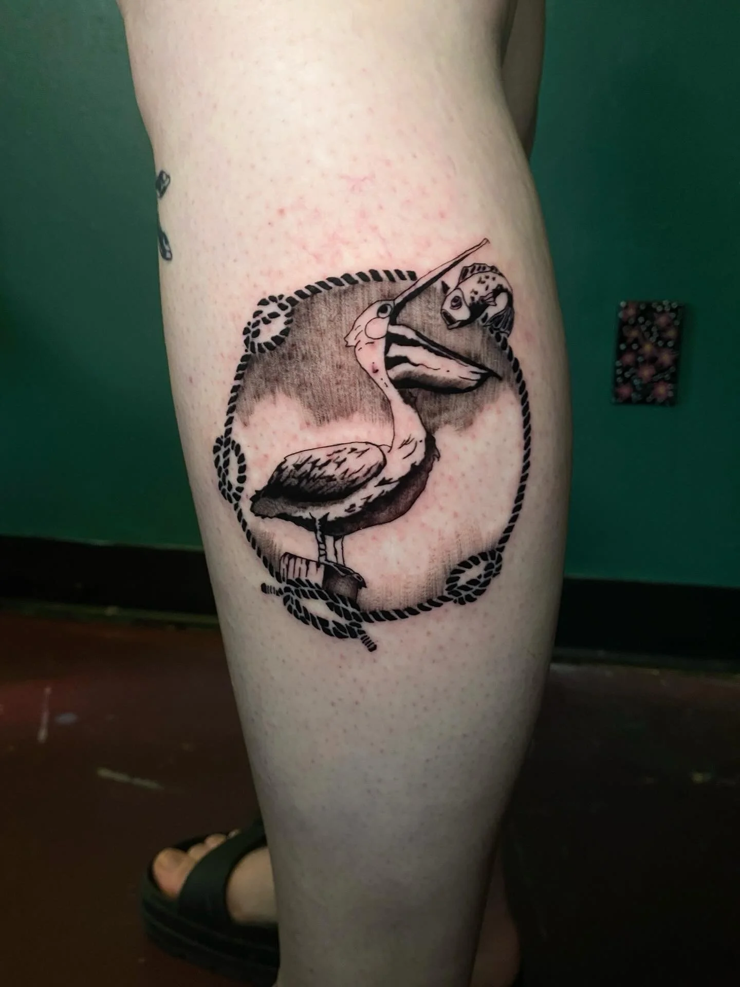 Pelican for Elizabeth!🛟

This client reached out wanting a tattoo but wasn&rsquo;t sure what they wanted. So I asked them to name some things they like it enjoy, and we landed on a pelican. It&rsquo;s always a joy a client trusts me to make them a u