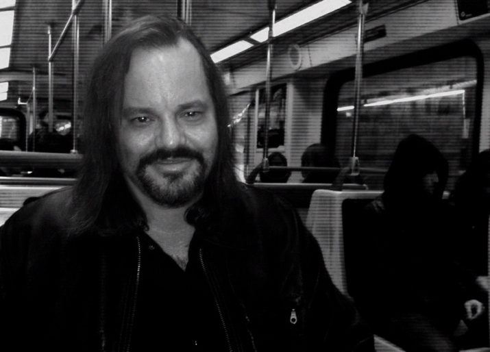 Shane on train
