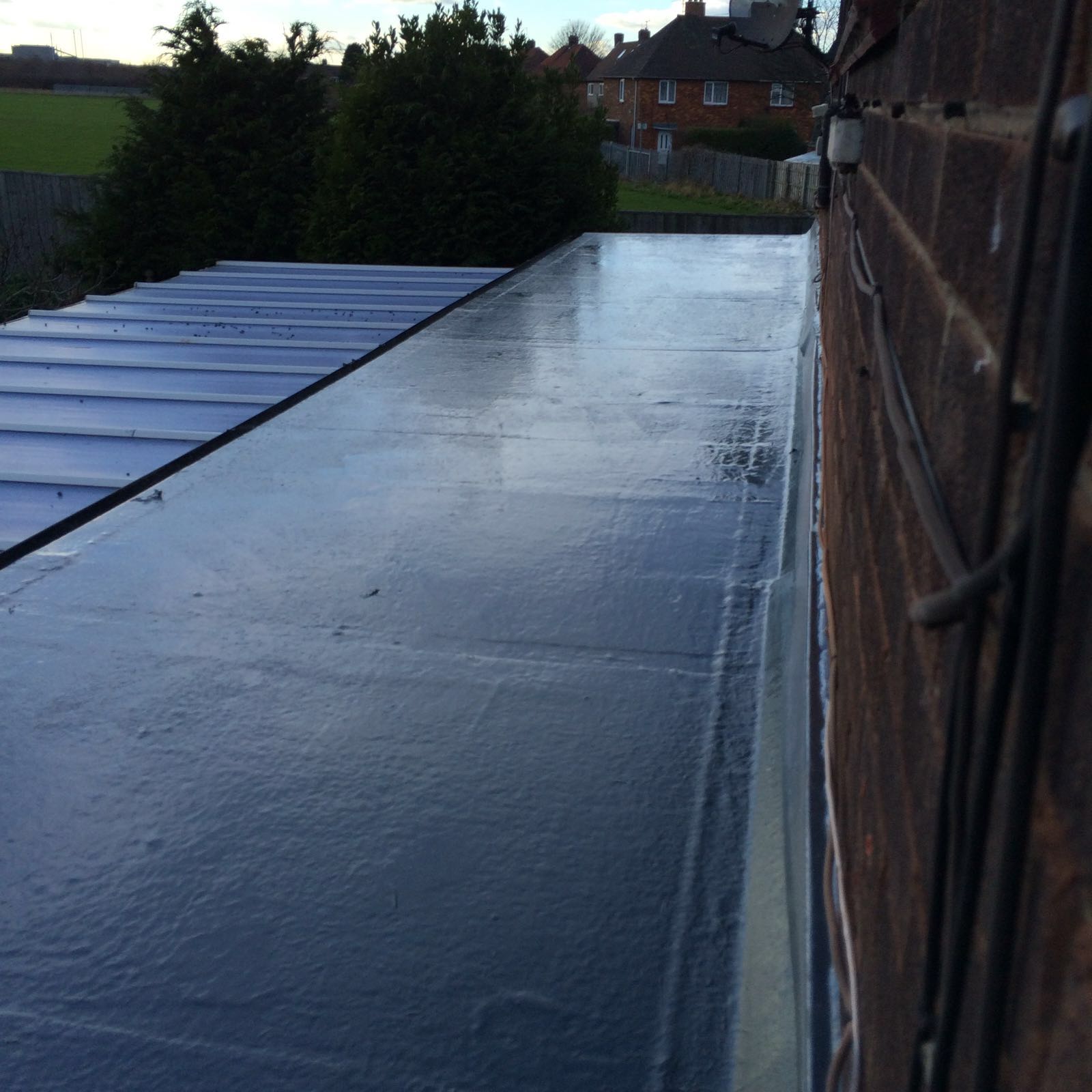 Finished GRP Roof