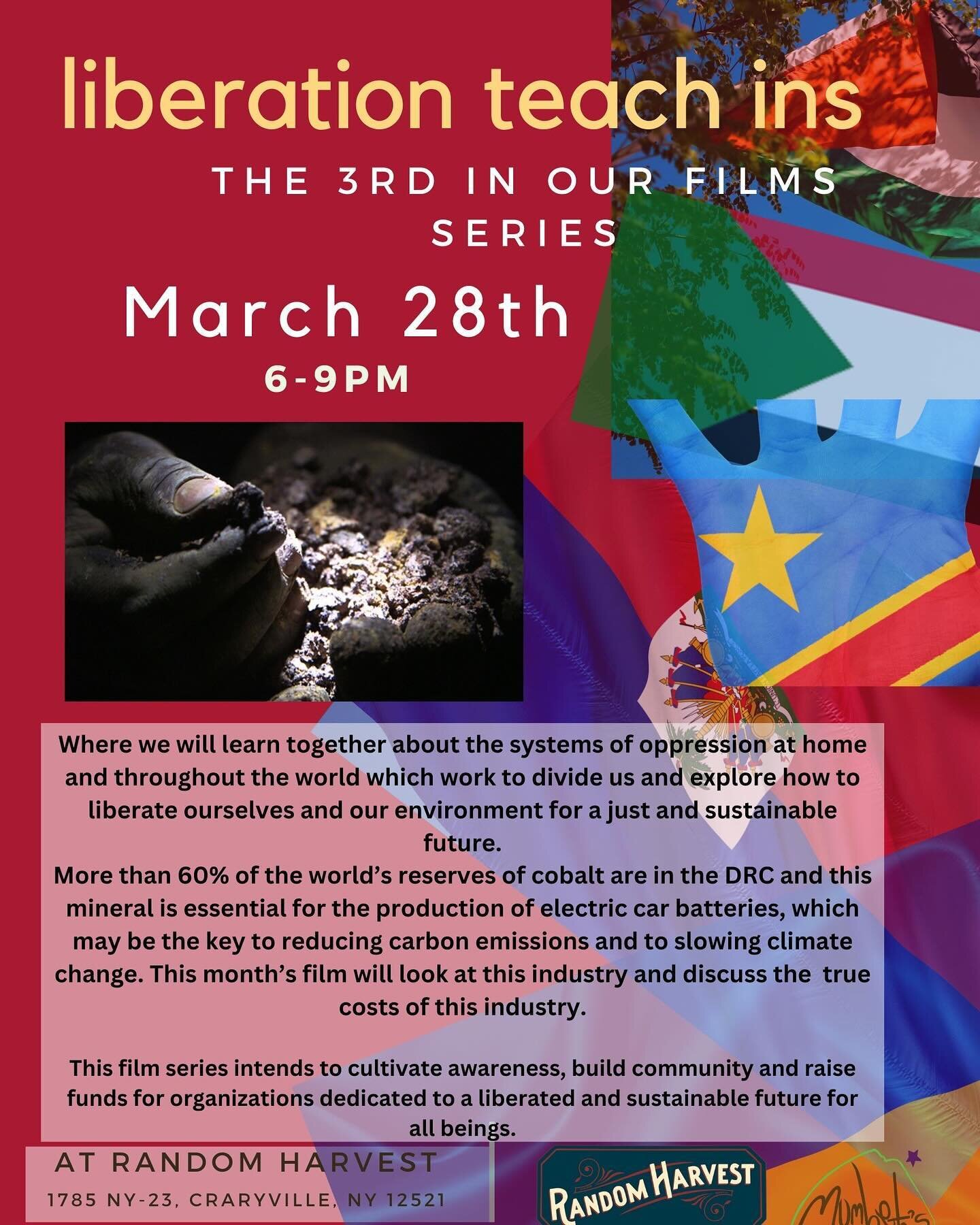 Join us this Thursday for a film screening and conversation about mining in the Democratic Republic of Congo and how it is connected to our personal lives through the technologies we use daily. We&rsquo;ll drink tea together and think about how to cr