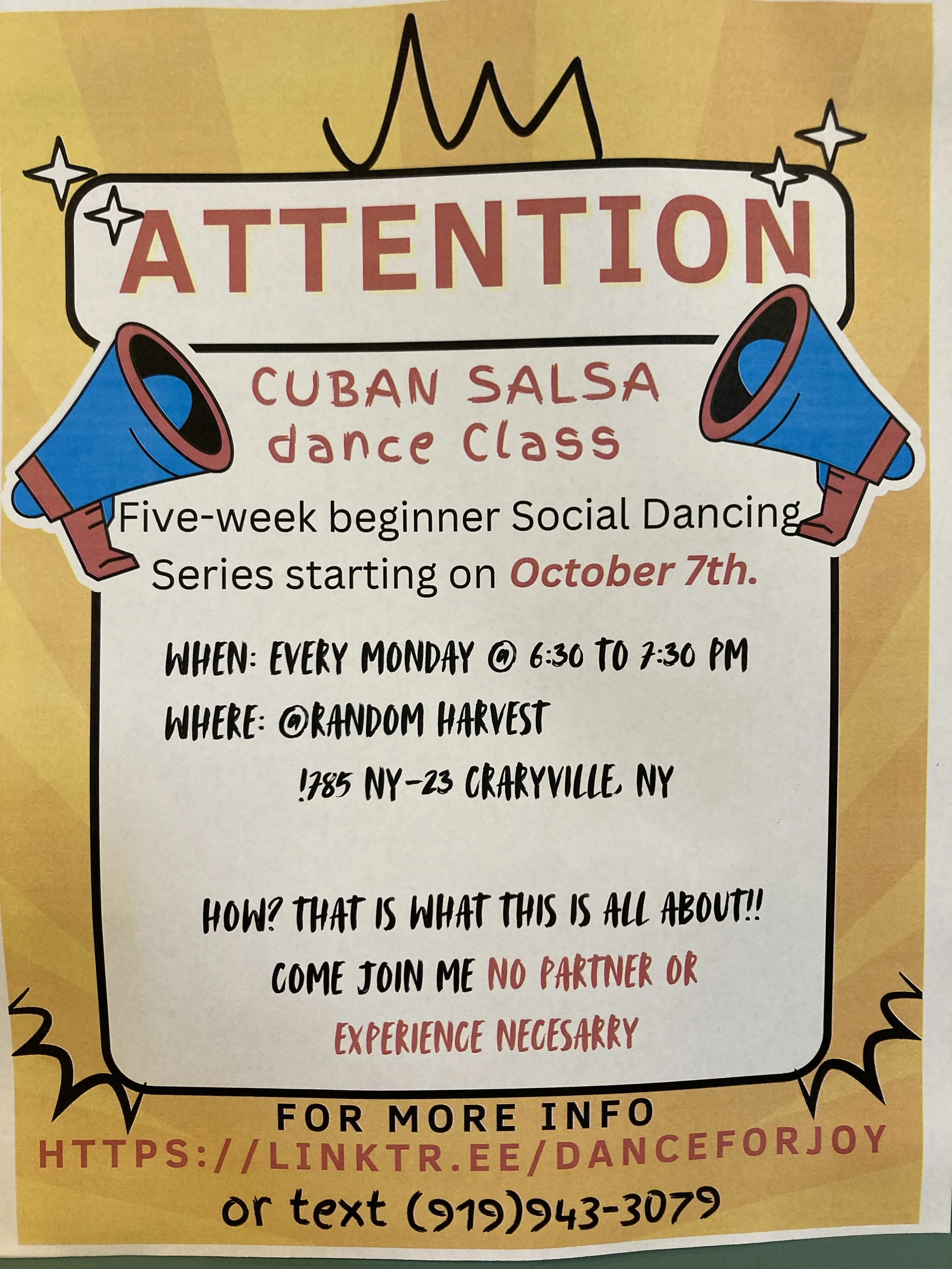 Cuban Salsa Class Series!