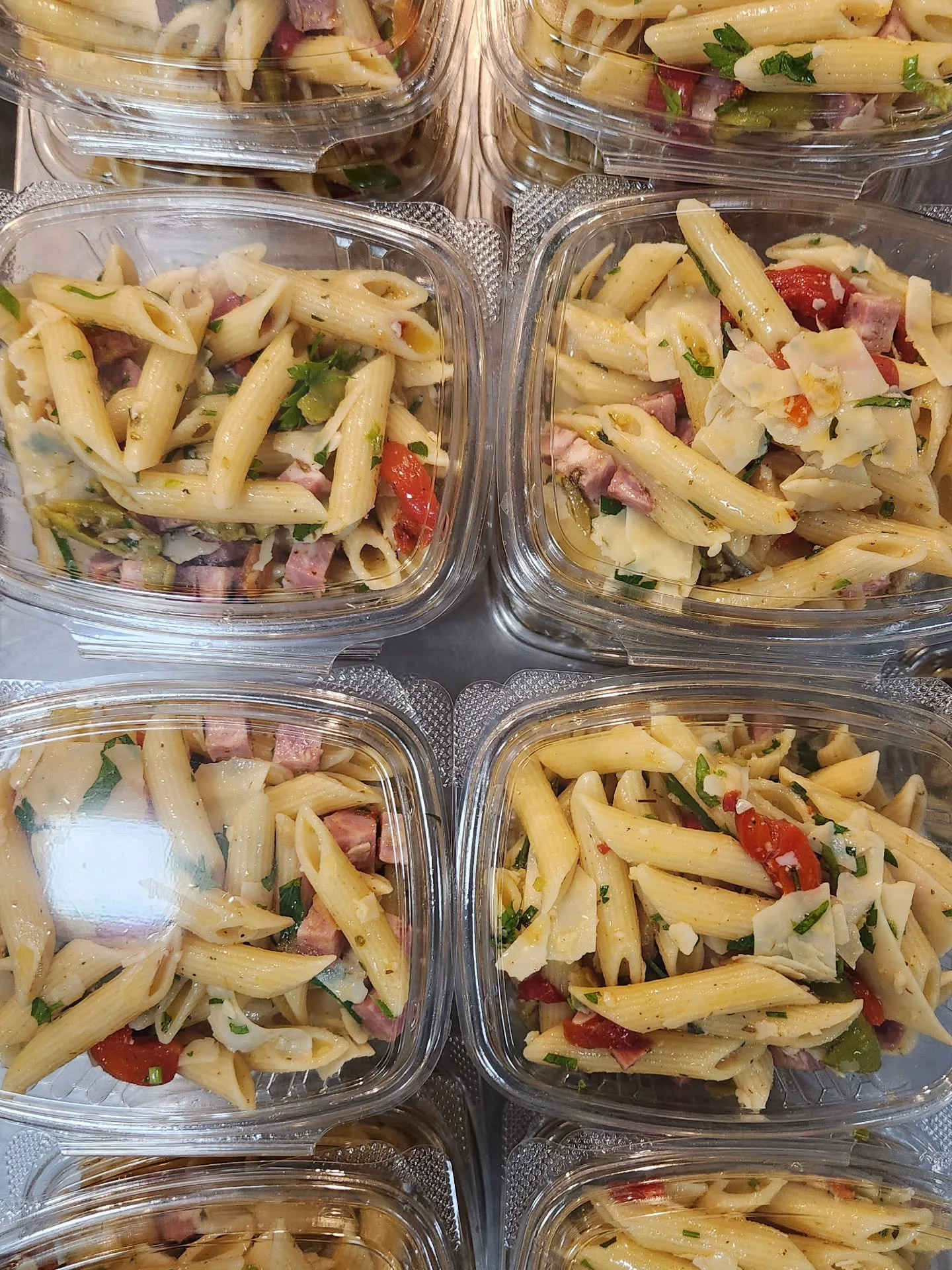 Chef Alex's Hoagie Penne Salad just hit the Grab &amp; Go - everything you'd want on an Italian Hoagie, in a pasta salad! You're welcome 🤗