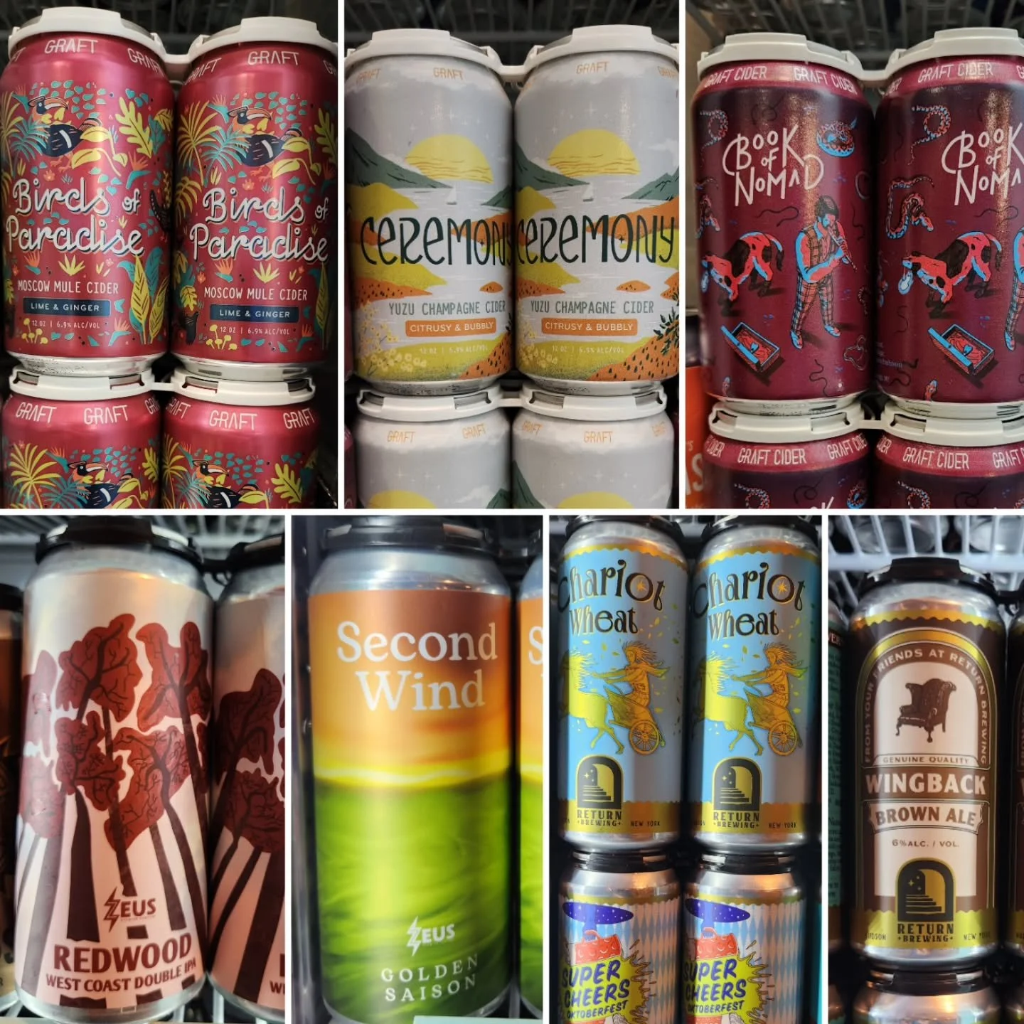 ✨️New local beer and cider options for Fall's arrival- which have you tried? 🍻