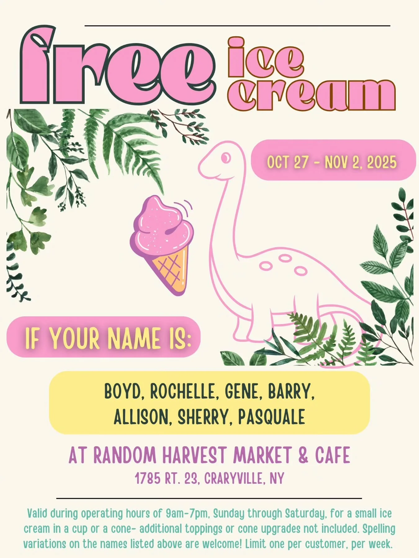 Is it you? 👀🦕🍦