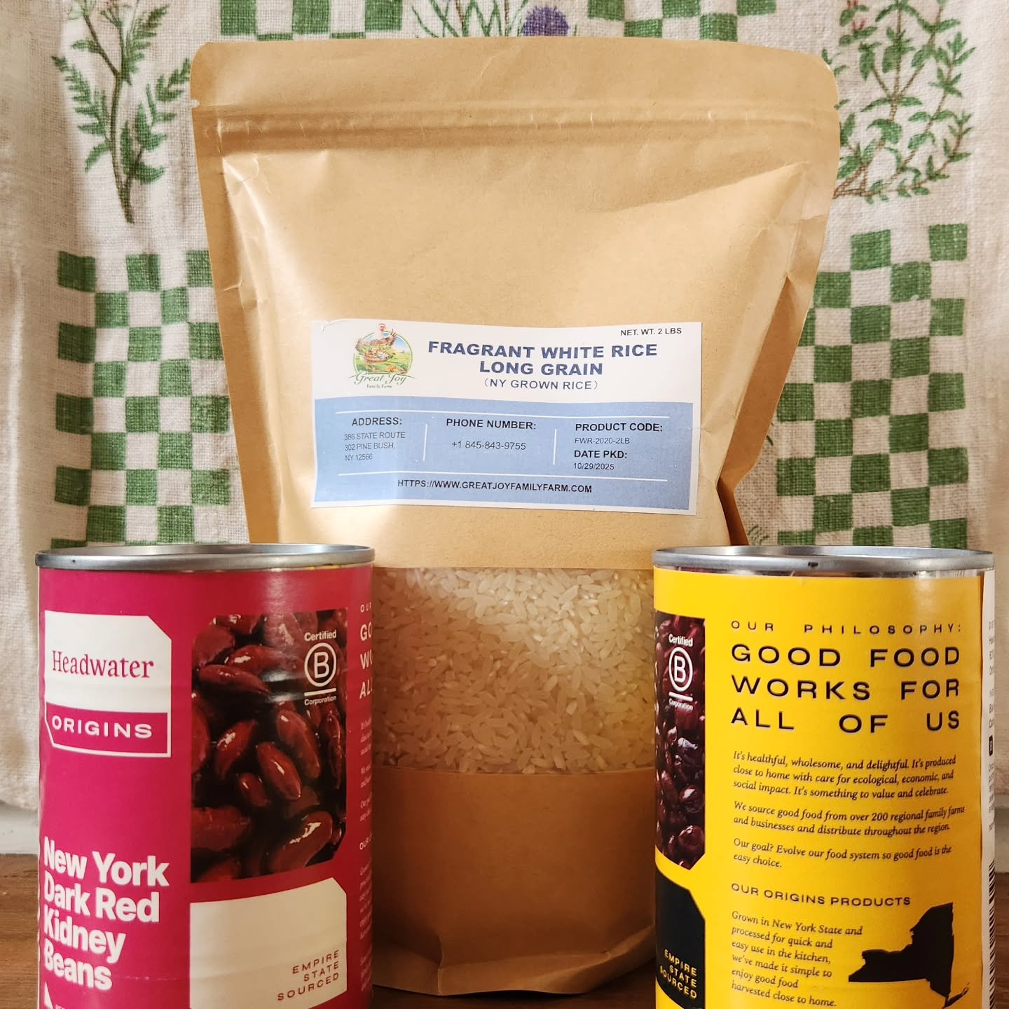 New York-grown rice and beans! At Random Harvest our focus has always been on highlighting the plethora of amazing local food options in our region. We've branched out to make sure you can get what you need here, but at our core, the emphasis will al