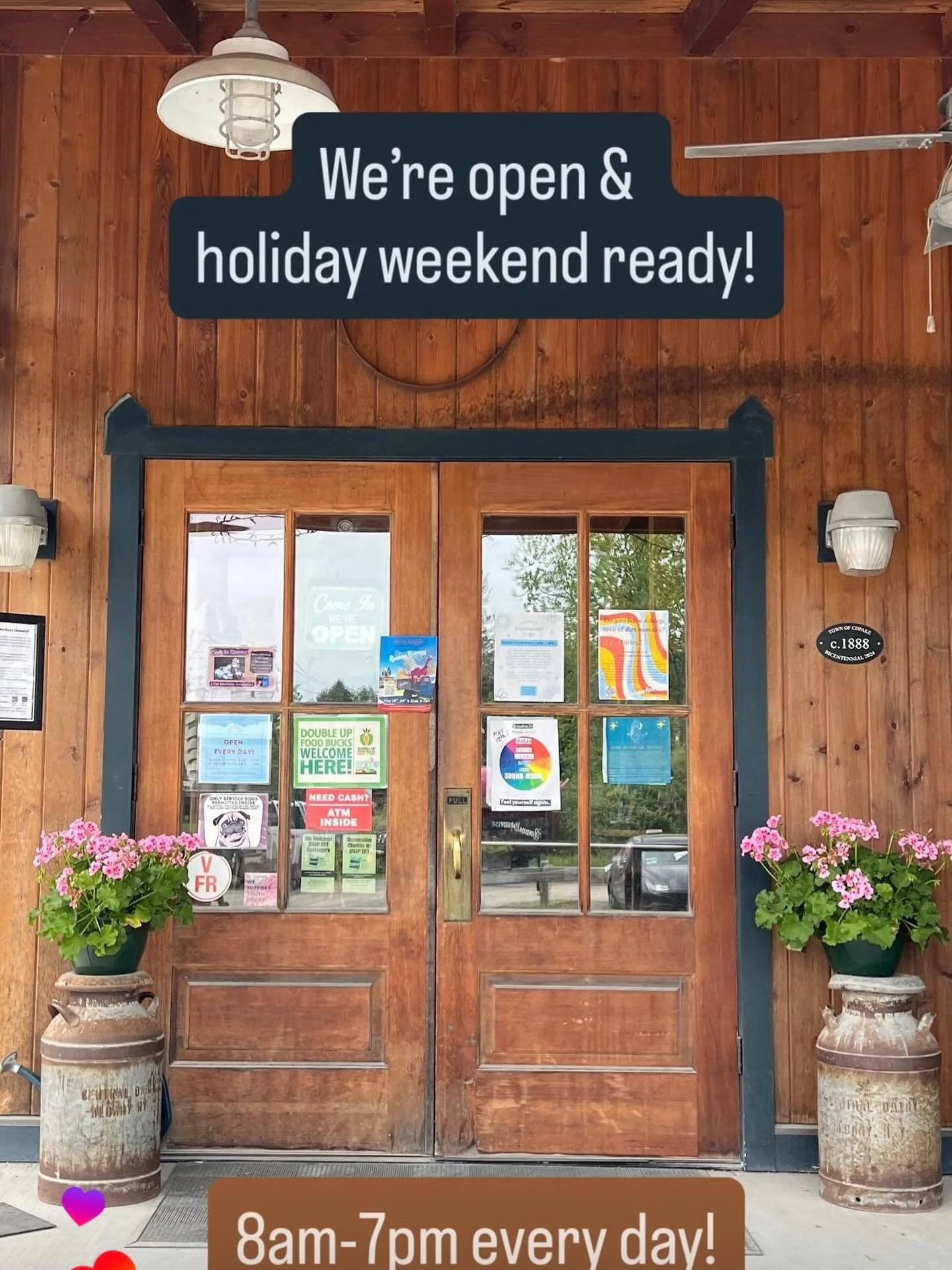 True story! We&rsquo;re open and stocked and can&rsquo;t wait to see y&rsquo;all. We&rsquo;re reachable from both directions (those of you coming from the west will drive a few extra minutes to arrive - but it&rsquo;ll be worth it!).