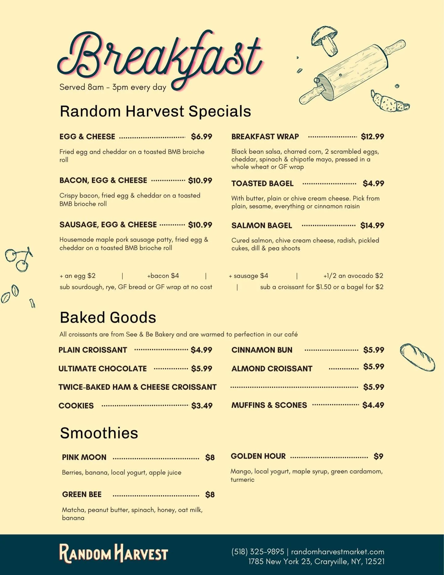 Announcing our new Summer Menu! Just in time for the holiday weekend. Stop by and try something new!