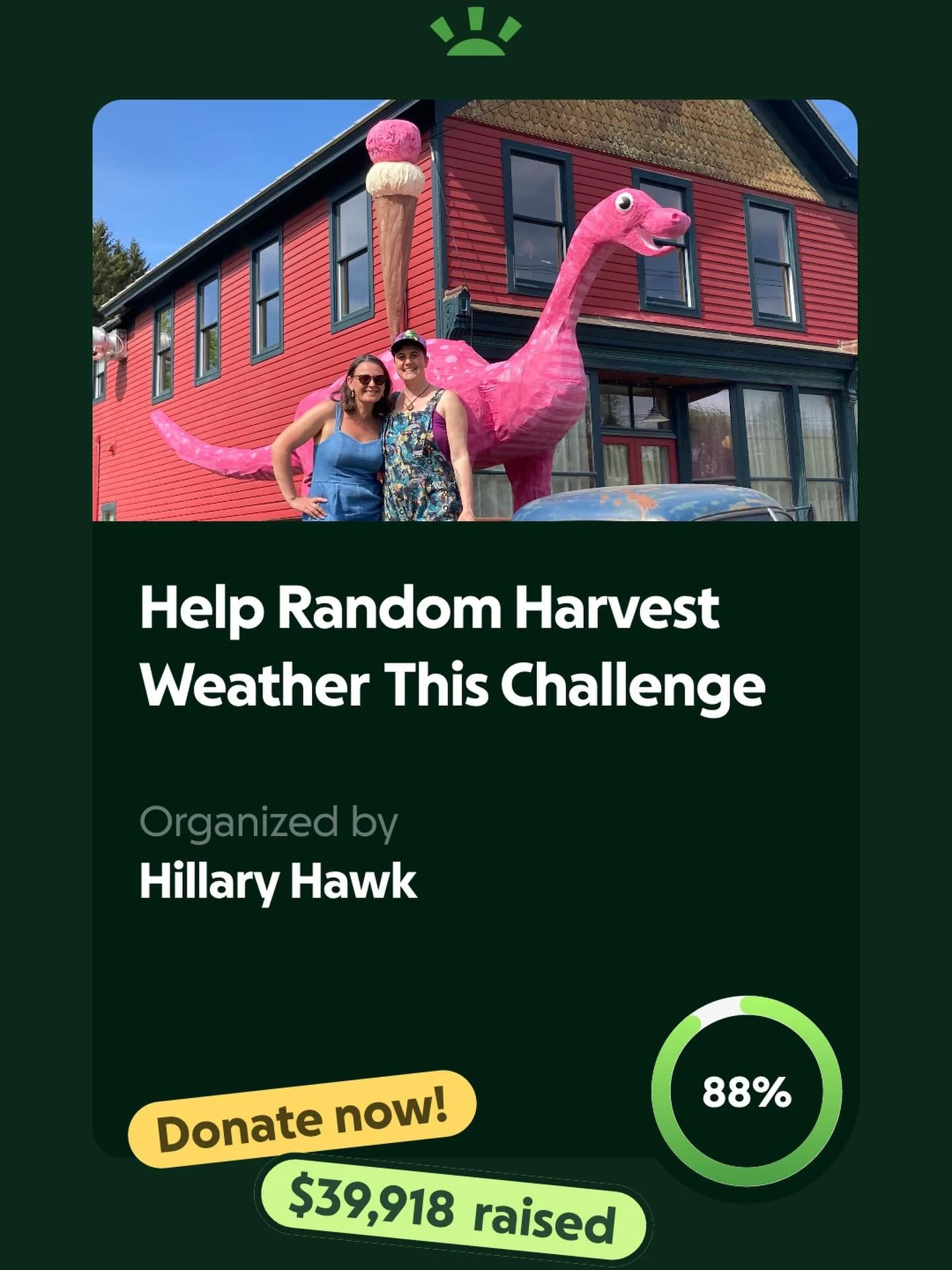 Hello friends!

The road is open, and we are beyond relieved. Because the detour had such a large impact on our finances over the last 7 weeks, we are continuing to fundraise until we reach our goal of 45k. And thanks to you all, we are getting reall