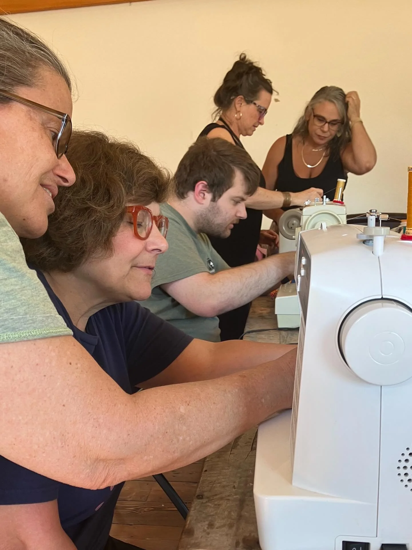 Today! Sew Gay: Drop-in Sewing Circle in honor of Pride month. Last week was a blast; come join us! 3-5:30pm in our community space upstairs.