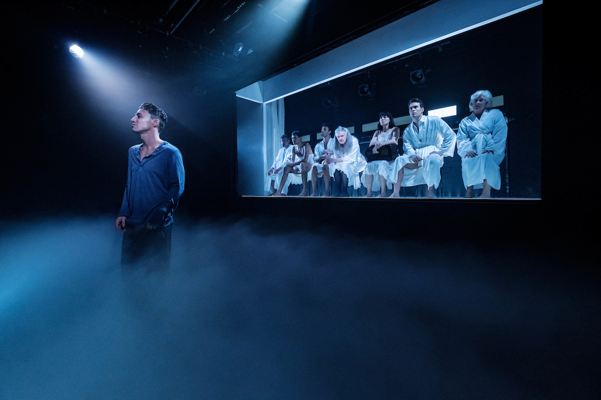 THE CAST OF APOCALYPSE THEATRE COMPANY’S 2019 PRODUCTION OF ANGELS IN AMERICA PT I & II. IMAGE BY Robert Catto.