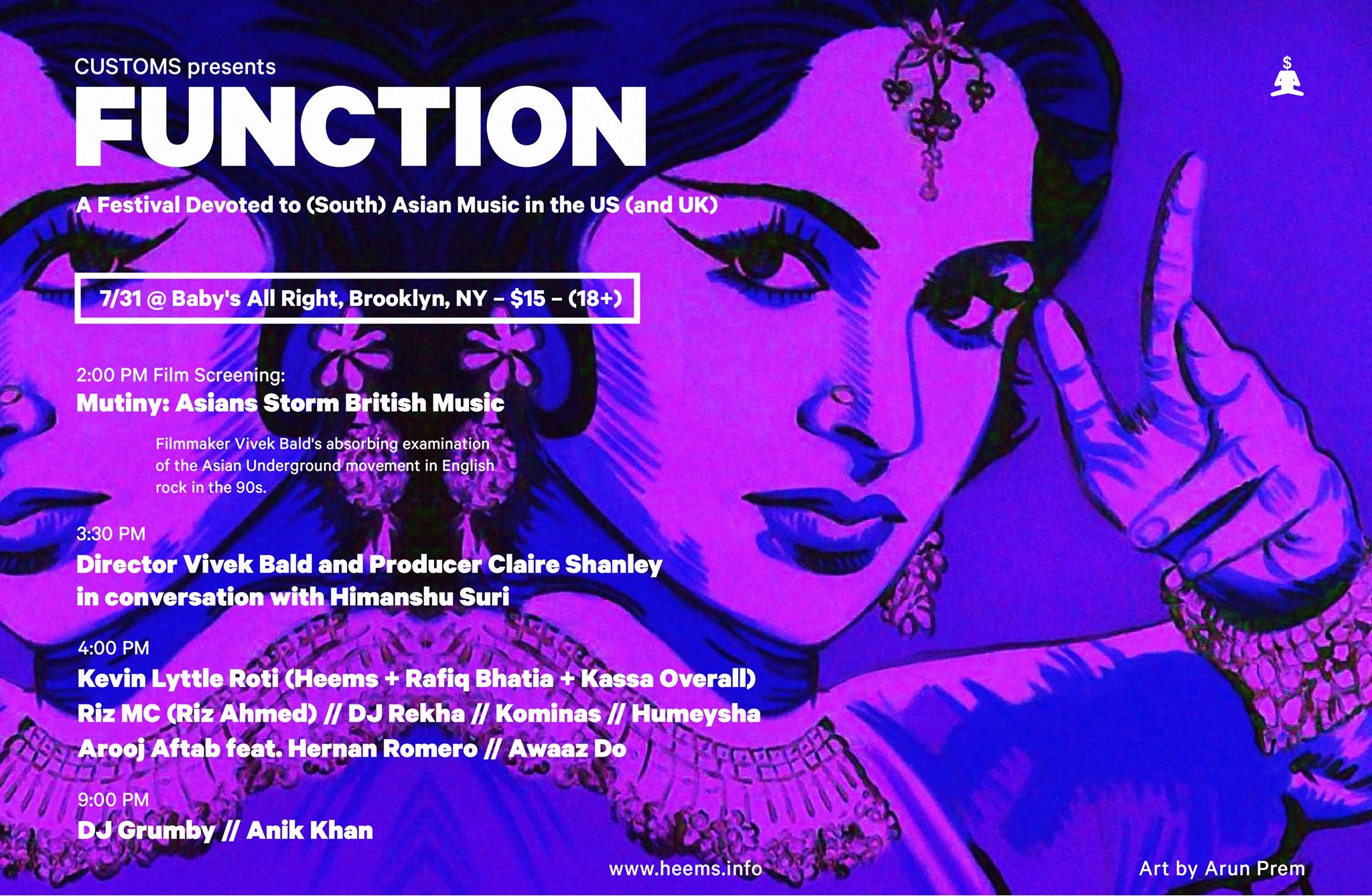 FUNCTION : A Festival Devoted to (South) Asian Music in the US (and UK)