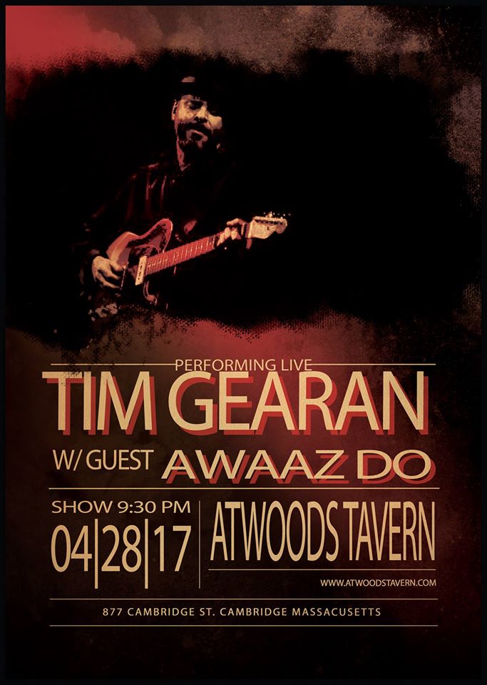 Tim Gearan with special guests Awaaz Do