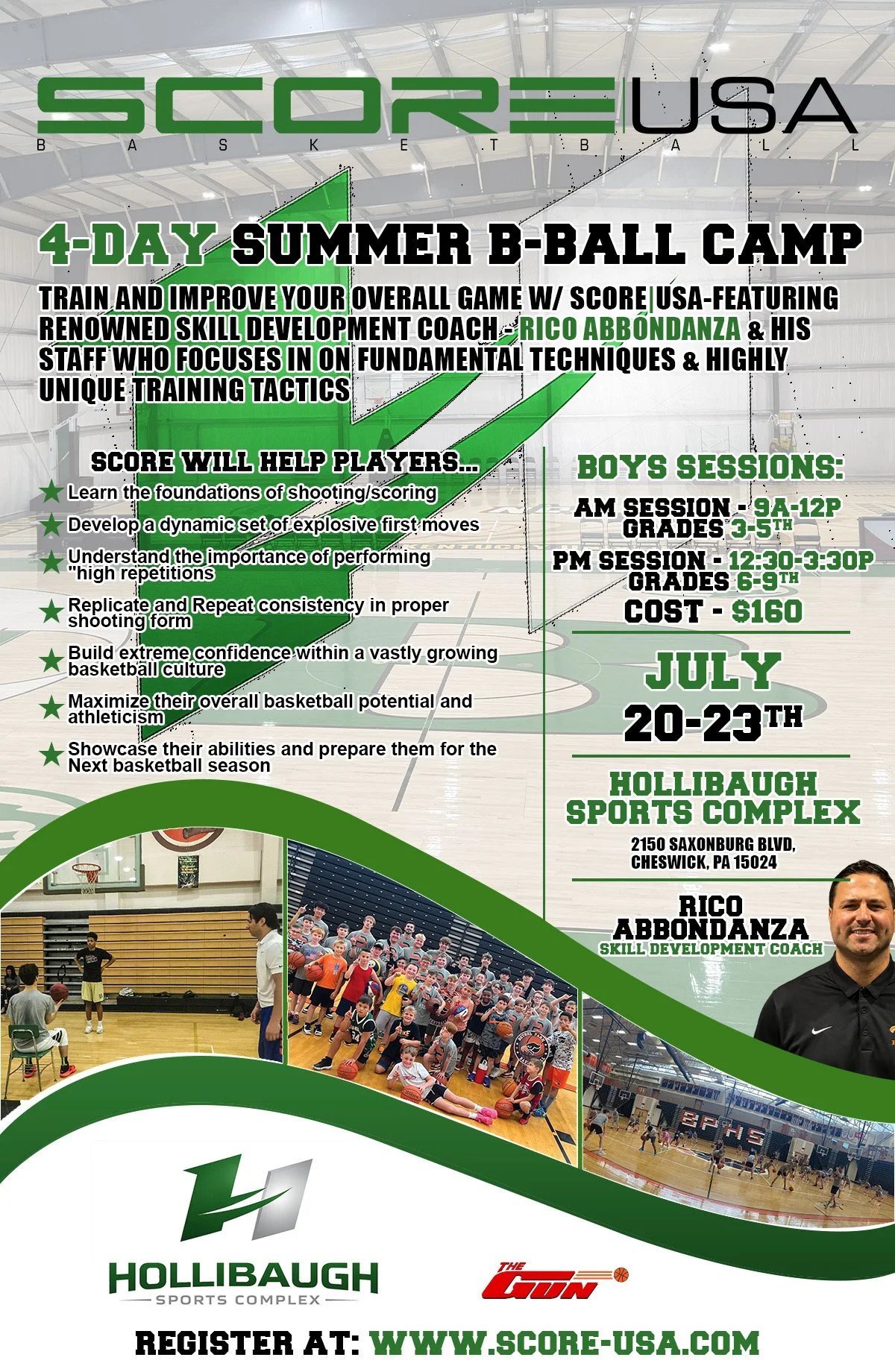 2026 - Summer Youth Basketball Camp @ Hollibaugh Sports Complex