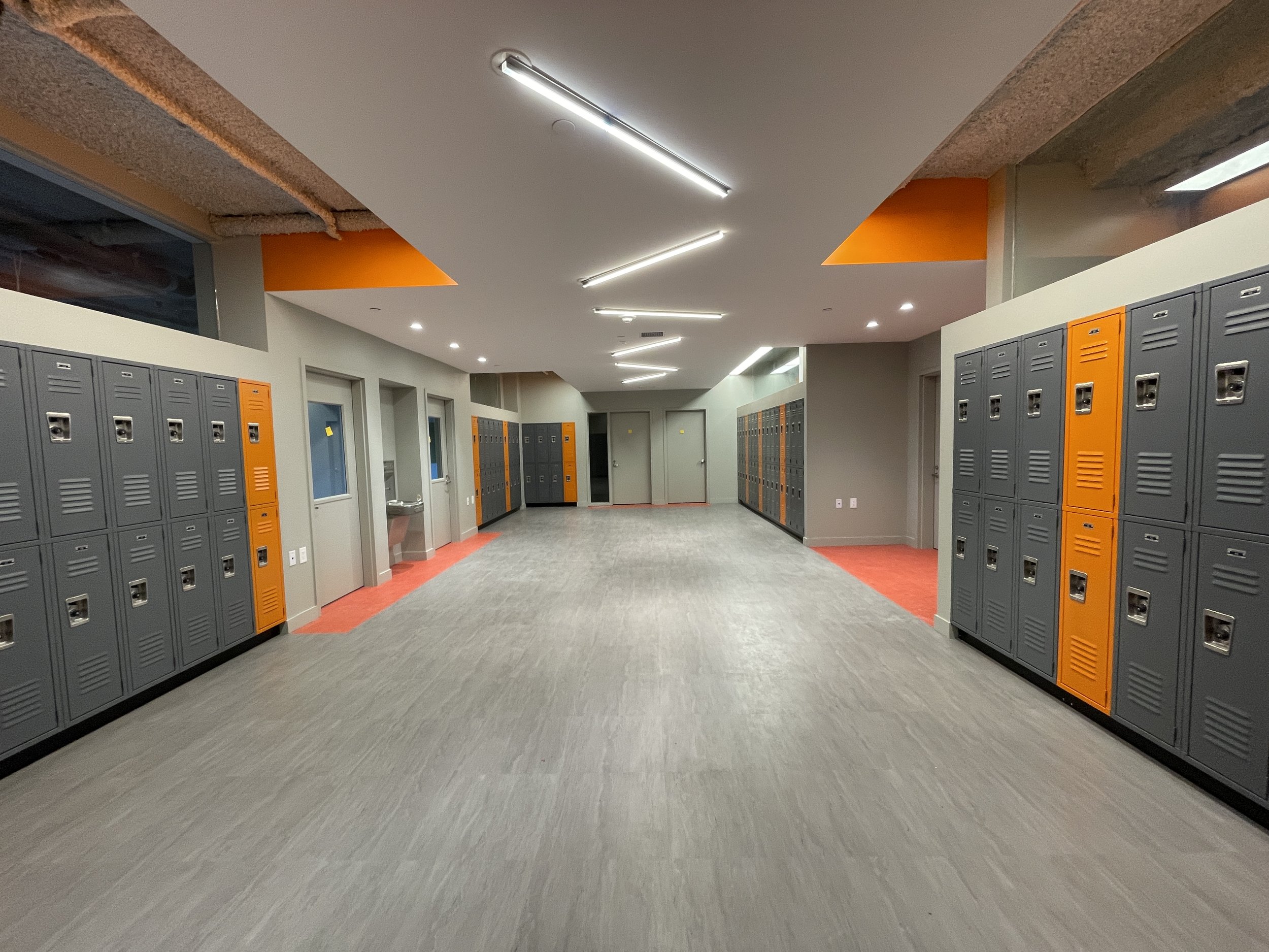 Eighth Grade Wing and Lockers