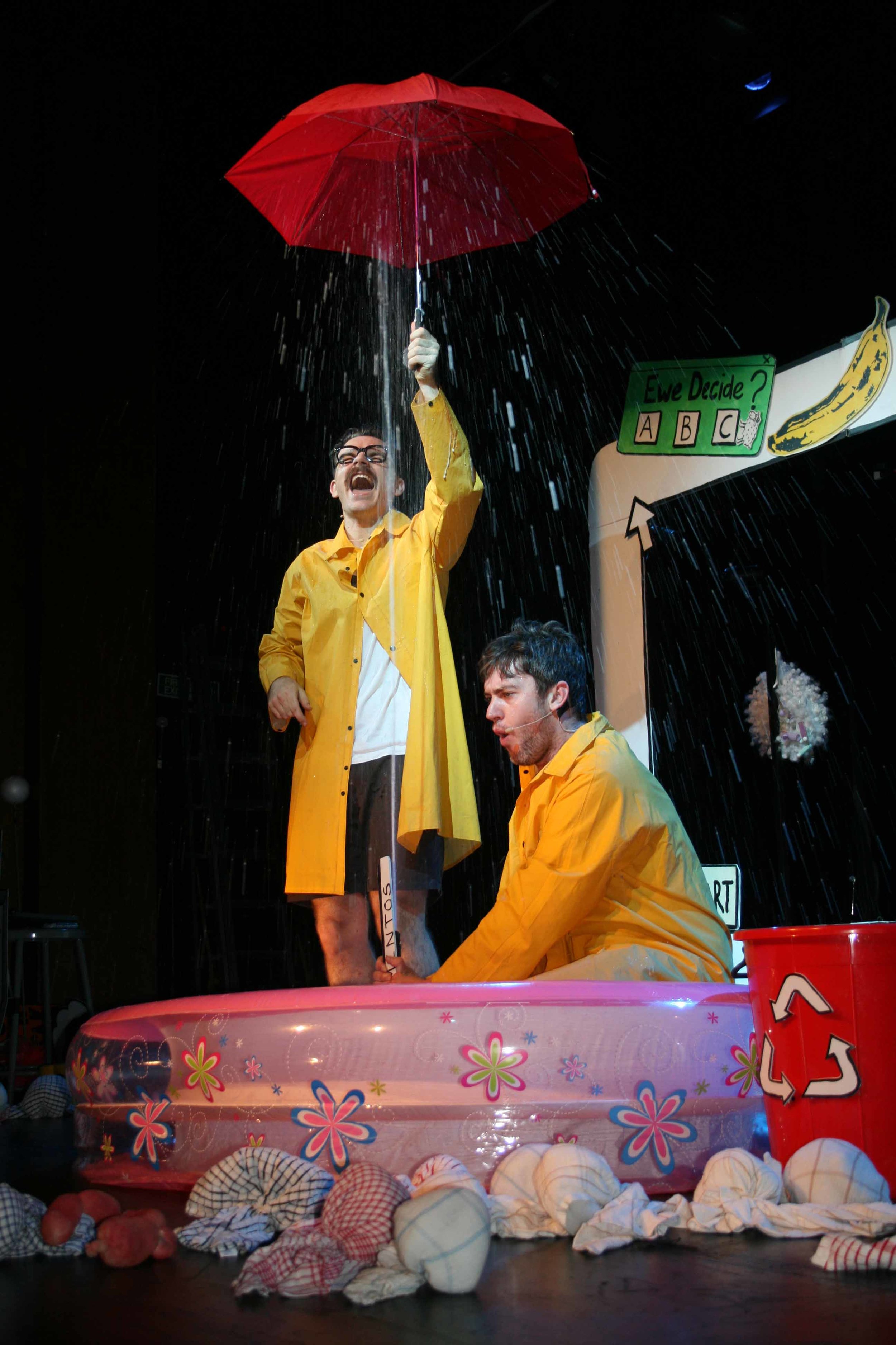 Matt and Rich performing The List Operators for Kids do Compooters at the Edinburgh Fringe 2011