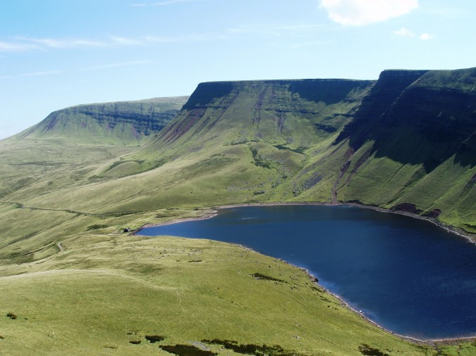 Llyn Y Fan Fach lake as it is today