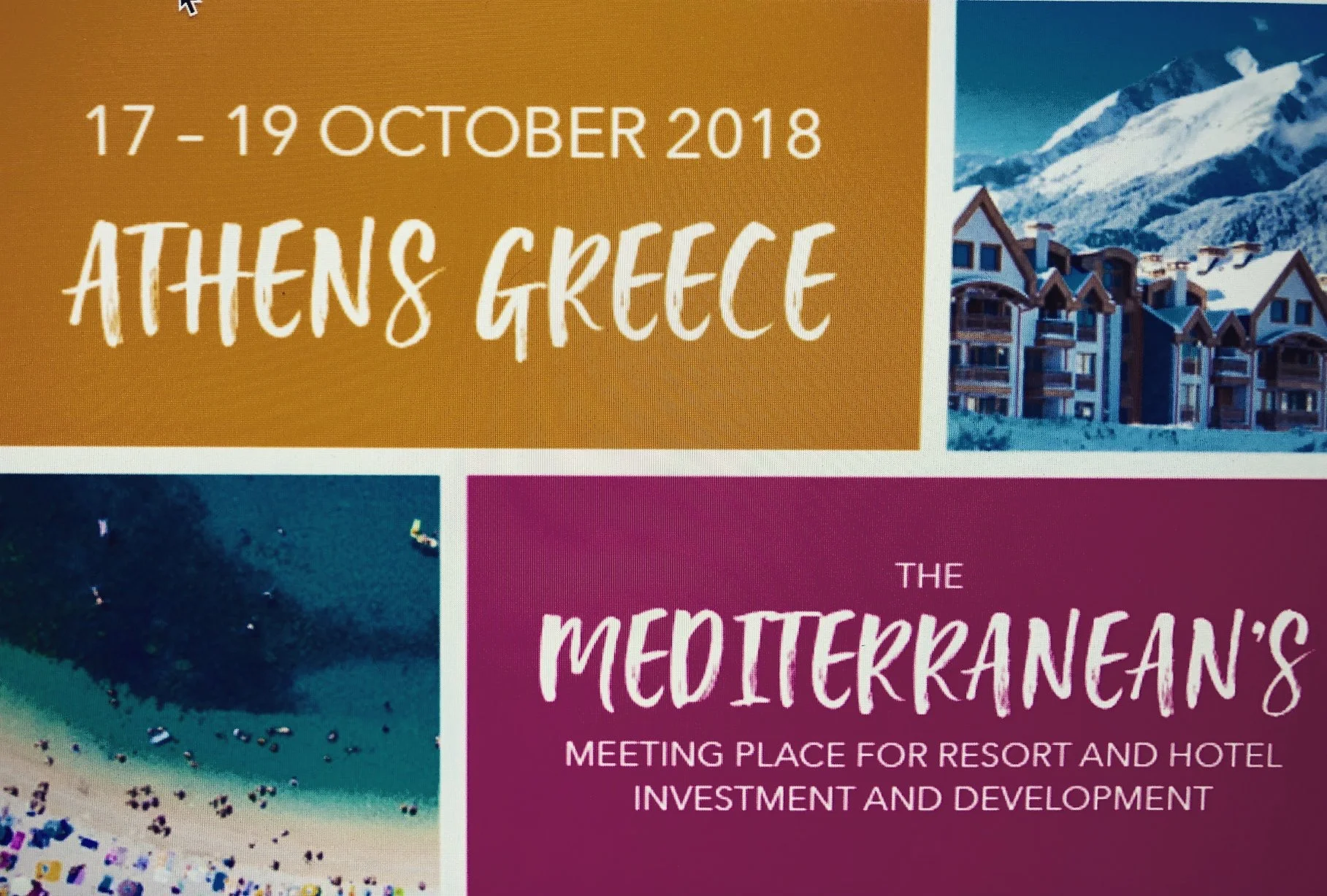 Mediterranean Hotel Investors Forum Athens 2018