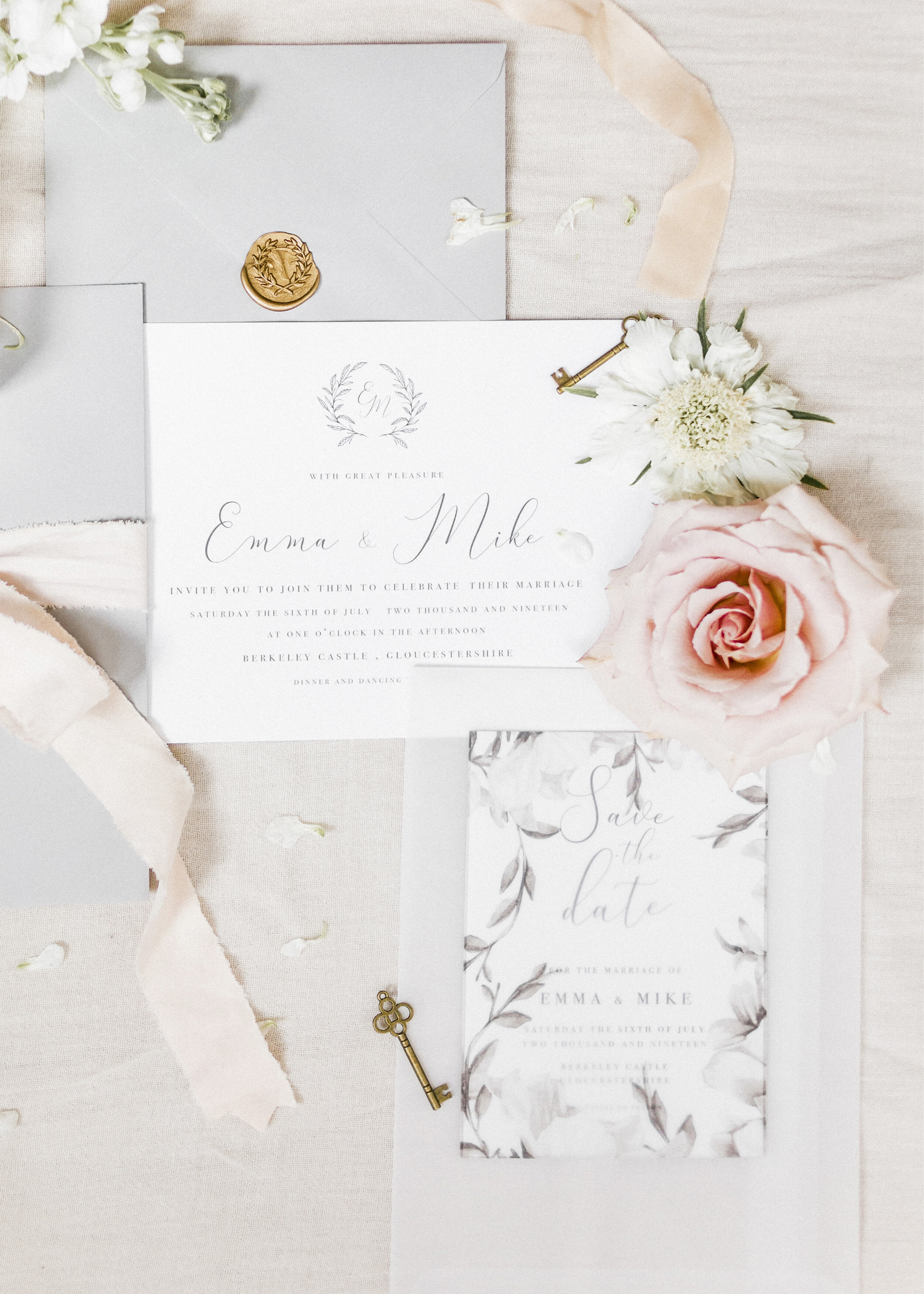 Lily & Sage | Romantic English Castle Wedding | Naomi Kenton Photography