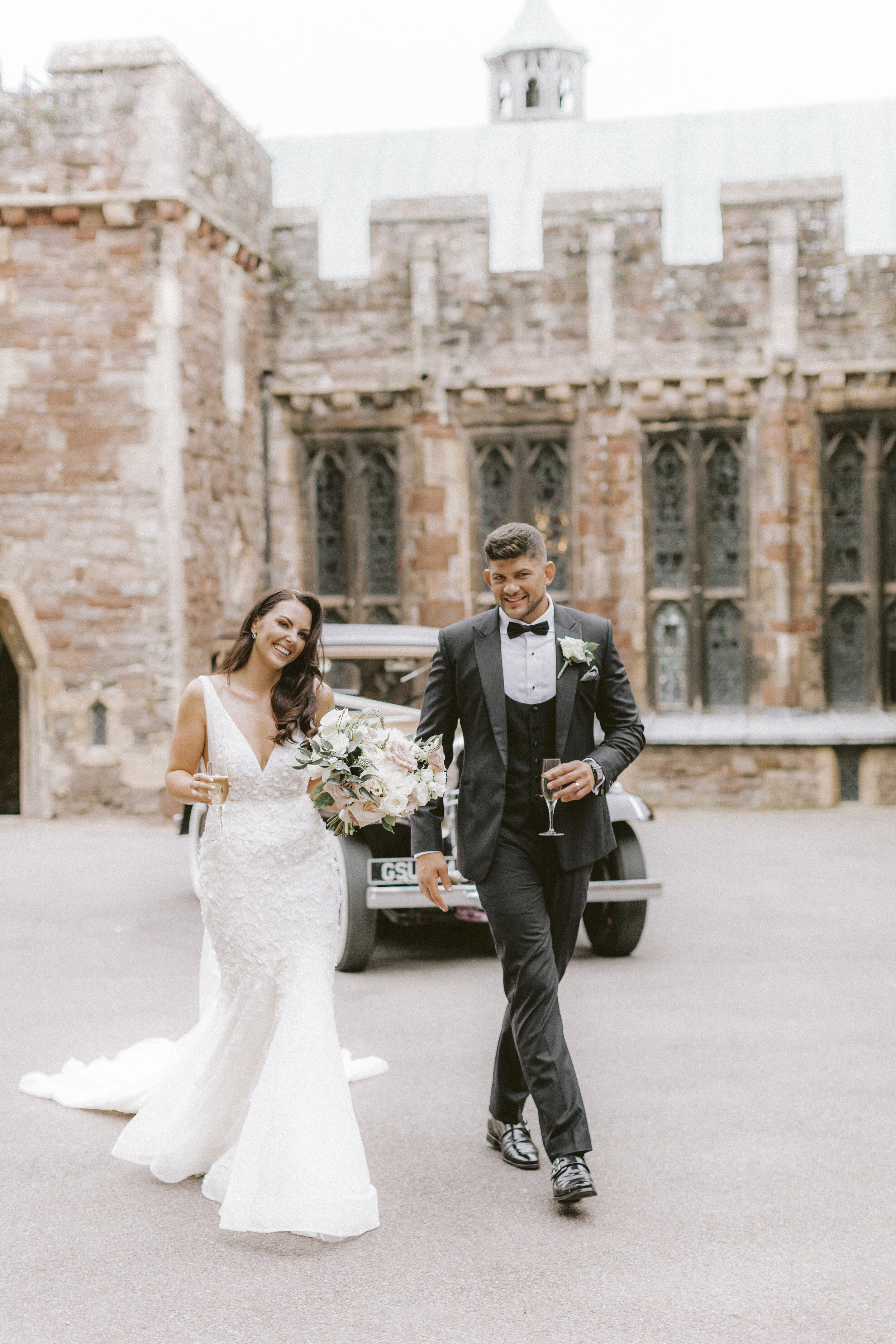 Lily & Sage | Romantic English Castle Wedding | Naomi Kenton Photography