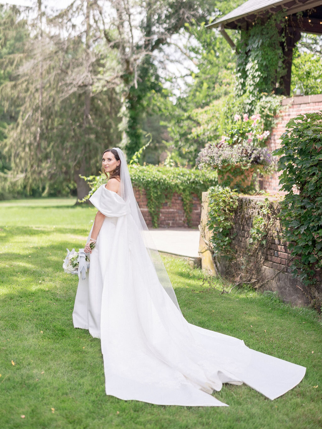 Lily & Sage | Luxury Wedding Planner Destination Wedding Berkshires Wedding Country House Wedding Blue and White Wedding Blantyre Wedding Monique Huillier Bride | Molly Carr Photography