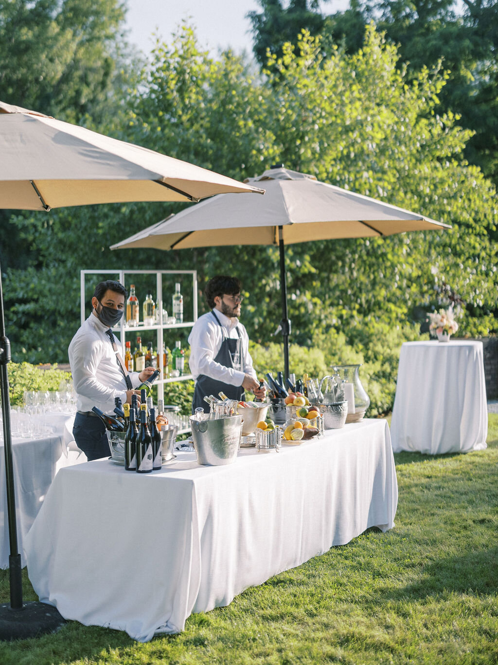 Lily & Sage | Luxury Wedding Planner Destination Wedding Berkshires Wedding Country House Wedding Blue and White Wedding Blantyre Wedding Monique Huillier Bride | Molly Carr Photography