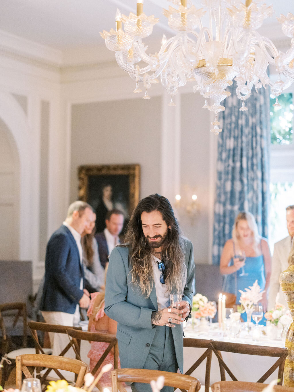 Lily & Sage | Luxury Wedding Planner Destination Wedding Berkshires Wedding Country House Wedding Blue and White Wedding Blantyre Wedding Monique Huillier Bride | Molly Carr Photography