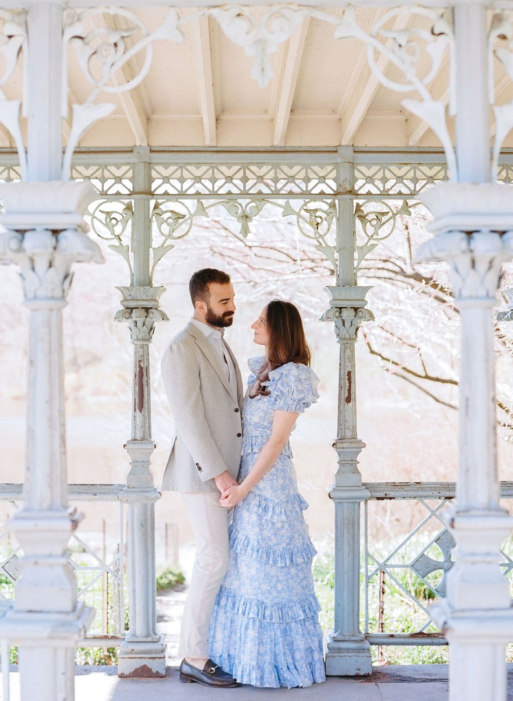 Lily & Sage | Luxury Wedding Planner Luxury Wedding Stylist Destination Wedding New York Engagement Session Fine Art Engagement Shoot New York Wedding Elegant Engagement Shoot | Molly Carr Photography