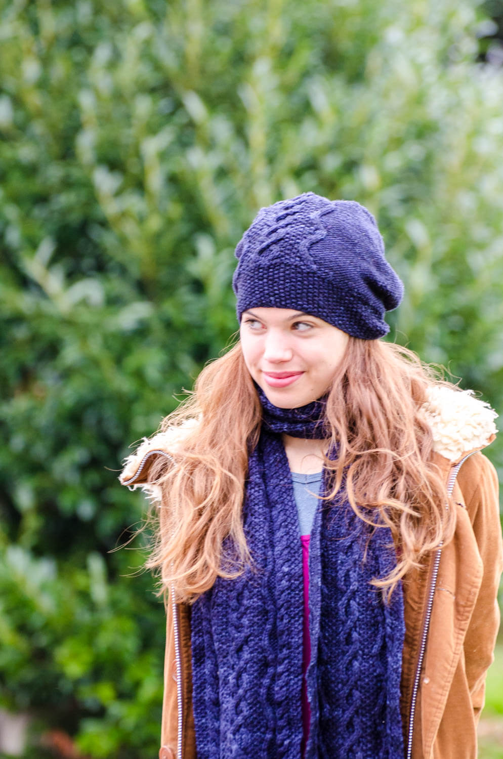 Urban Legends Scarf from Soft Rainbow Designs - knitting pattern with cables
