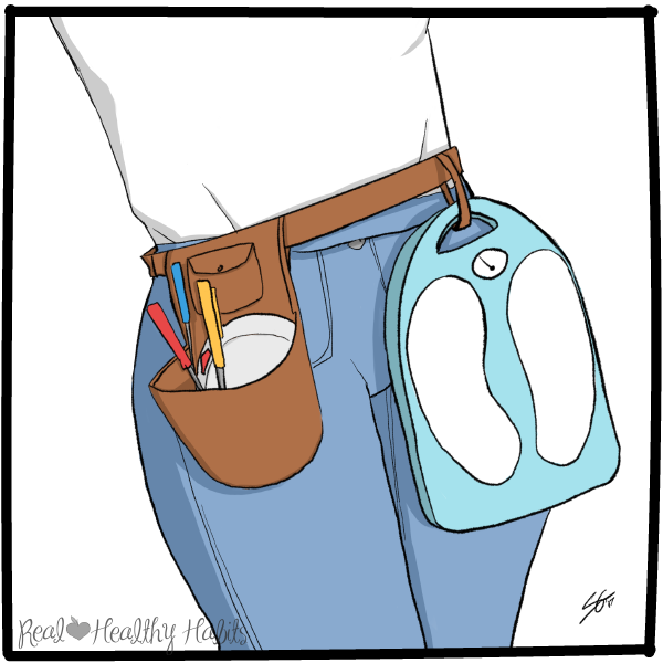 The scale is one tool on your weight loss tool belt | Use the Scale | www.realhealthyhabits.com
