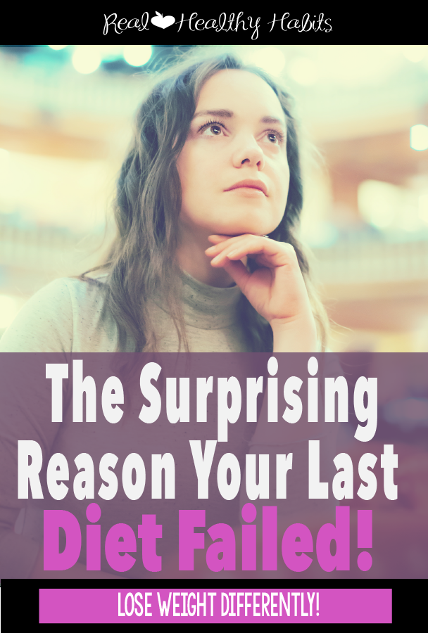 Change your weight loss mindset from a short term diet fix to long term lifestyle changes. | You need to make changes that are both enjoyable and sustainable. | www.realhealthyhabits.com