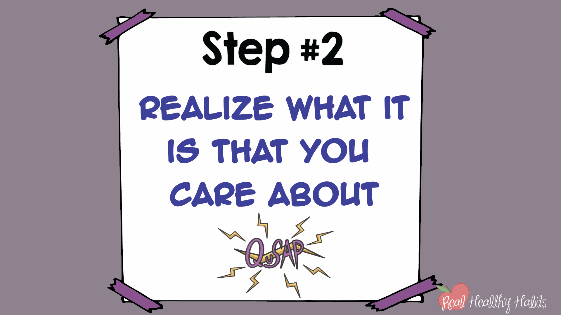 Step 2 of the Quick Stress Action Plan | How to Make Stress Your Superpower: Transform Your Stress with This Easy One Minute Habit | www.realhealthyhabits.com