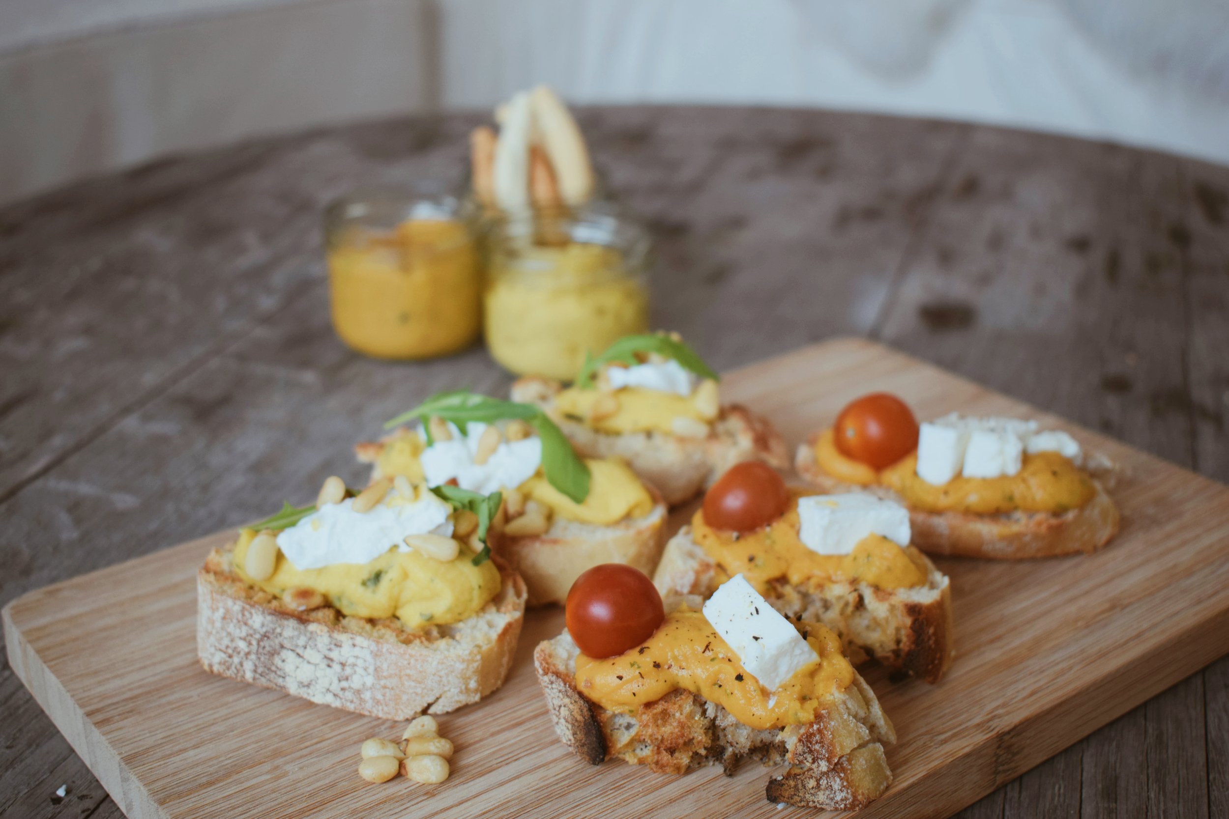Wonky sharing plate of bruschetta's - een knaller op Paradise City.