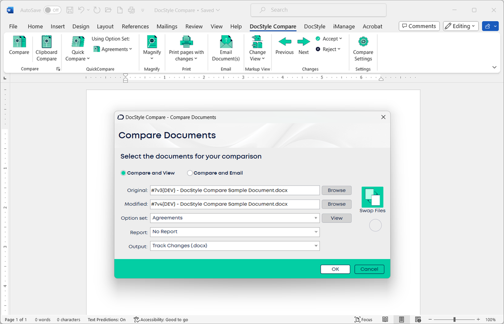 DocStyle Compare — DocStyle LLC