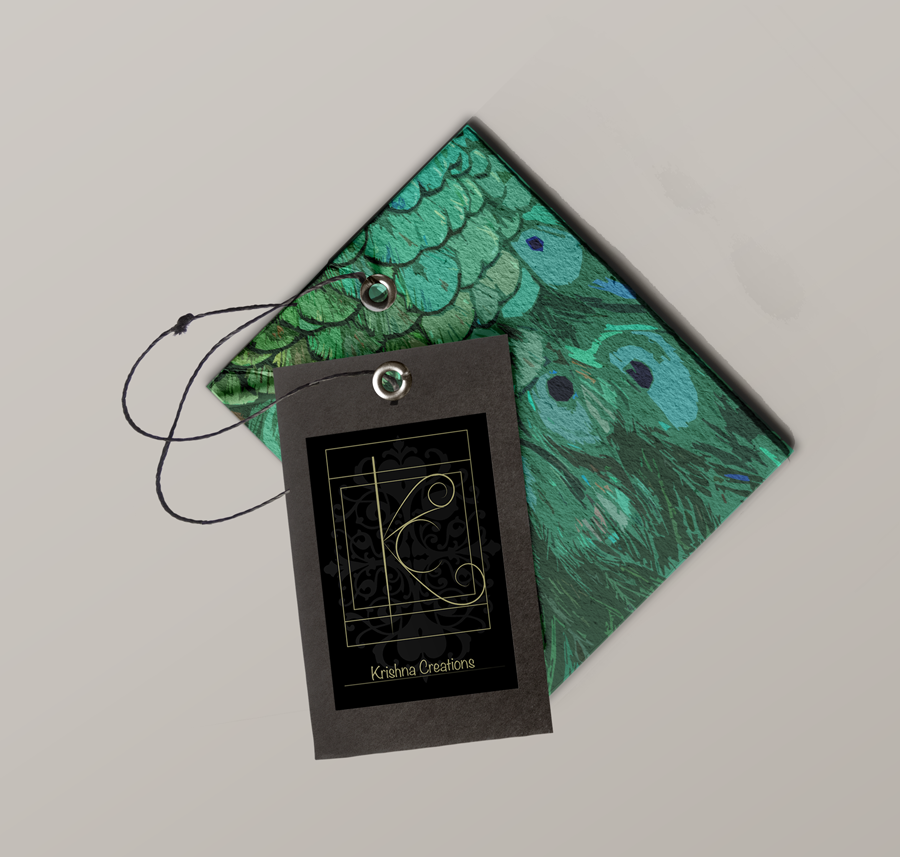 Tags on Clothes or gift articles.