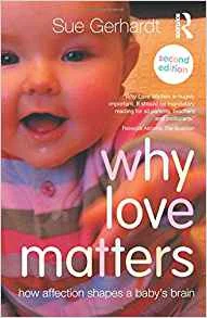 Why love Matters - Sue Gerhardt This is a really accessible book, but it discusses some really important science about how loving interactions shape our babies' brains. It's definitely worth a read, but if you feel as though you're struggling with being 'good enough', it might be worth waiting until you feel more confident as otherwise it might be anxiety provoking if you're not able to feel as though you're able to love your baby right now.